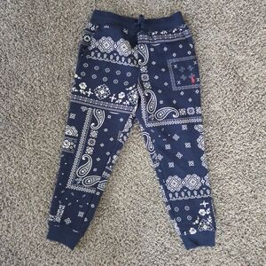 Polo Ralph Lauren Navy Blue Bandana Print Kids Joggers